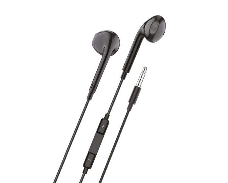 Auriculares tech one tech eartech tec1002/ con micrófono/ jack 3.5/ negros