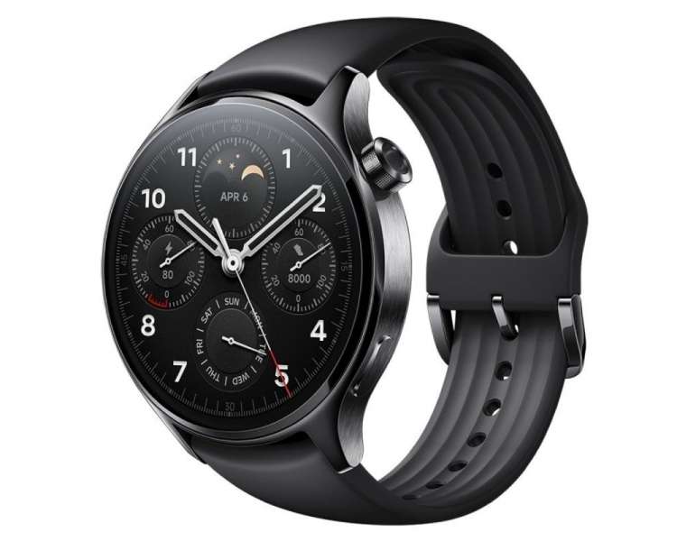 Smartwatch xiaomi watch s1 pro/ notificaciones/ frecuencia cardíaca/ gps/ negro