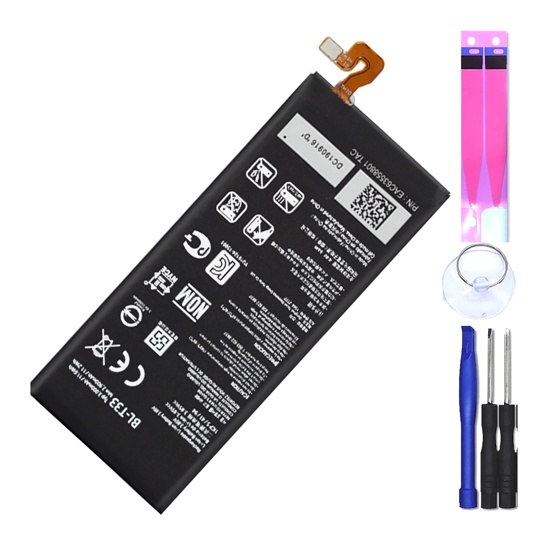 Bateria Interna Para Lg Q6 M700A - Mpn Original Bl-T33