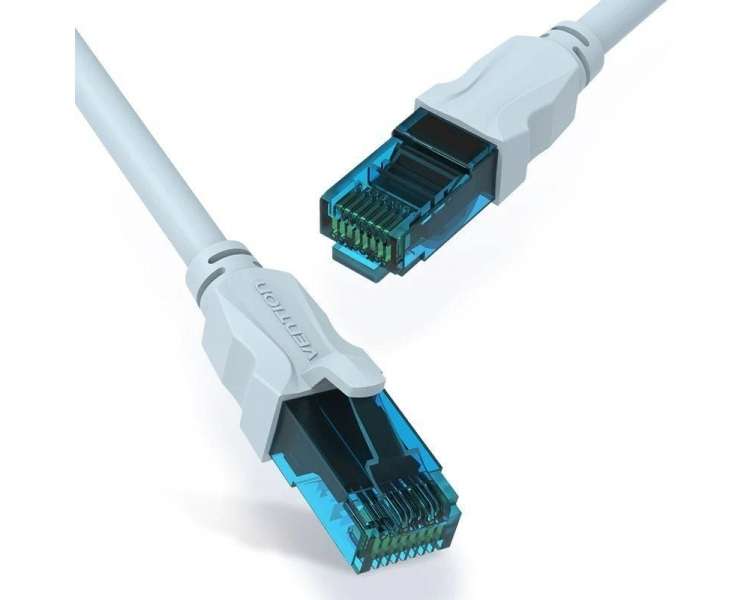 Cable de red rj45 utp vention vap-a10-s300 cat.5e/ 3m/ azul y negro