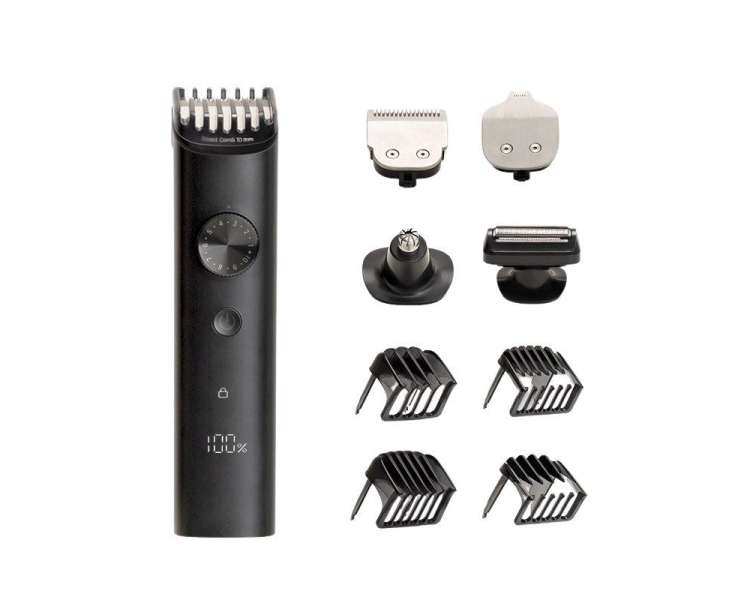 Cortapelos + recortadora xiaomi grooming kit pro/ con batería/ 10 accesorios