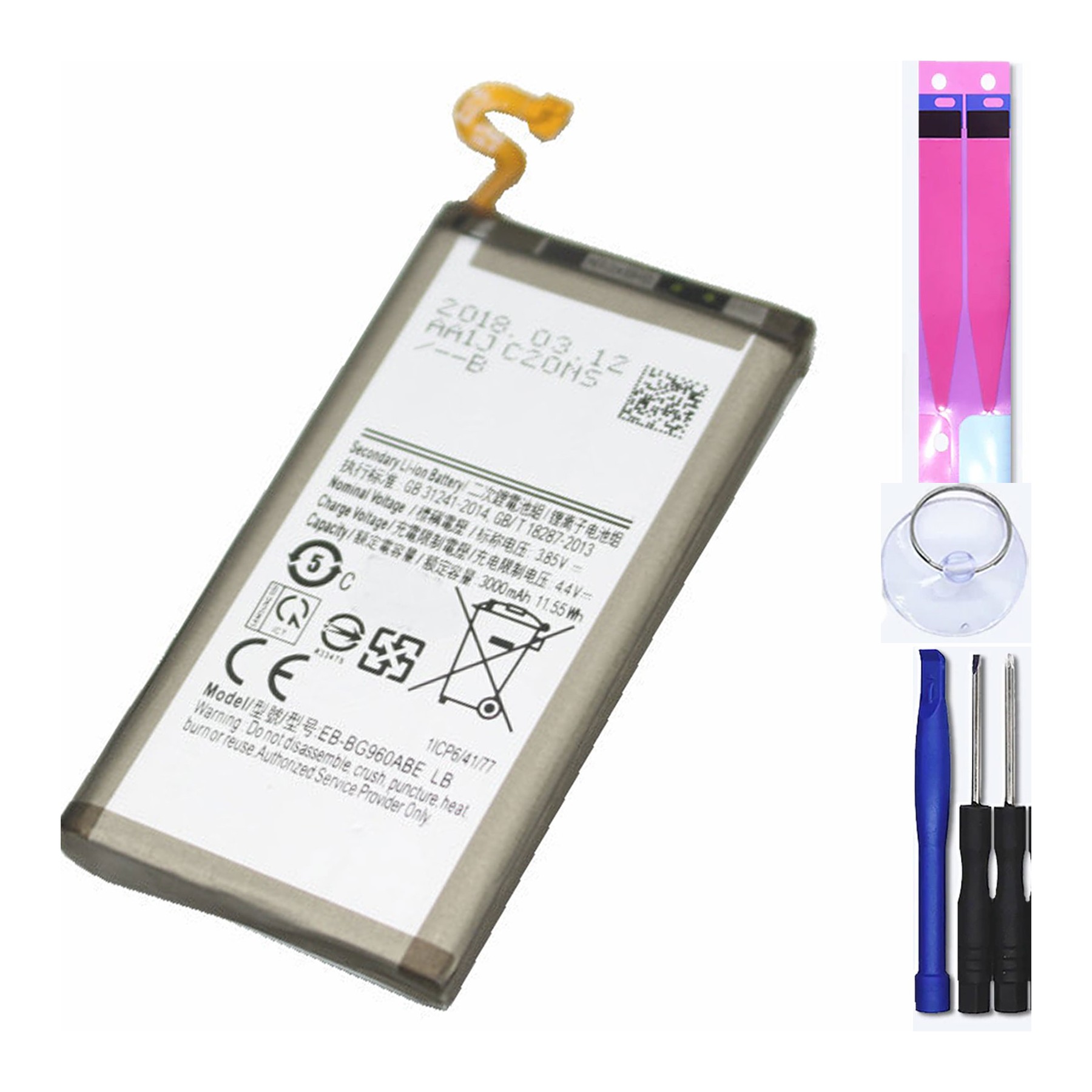 Batería Para Samsung Galaxy S9 G960F, MPN Original Eb-Bg960Abe