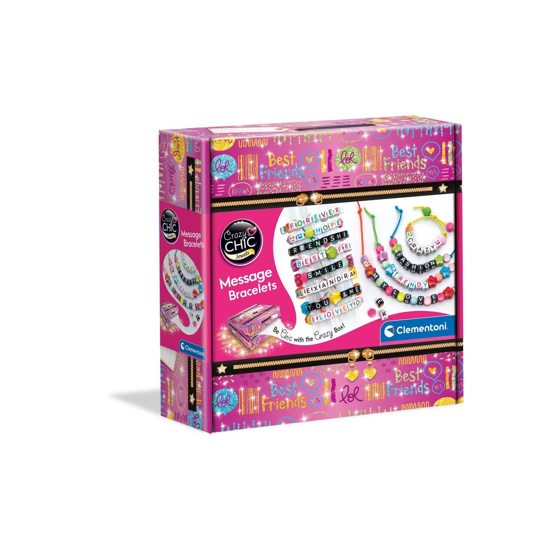 Crazy Chic, Pulseras Con Mensaje (18640)