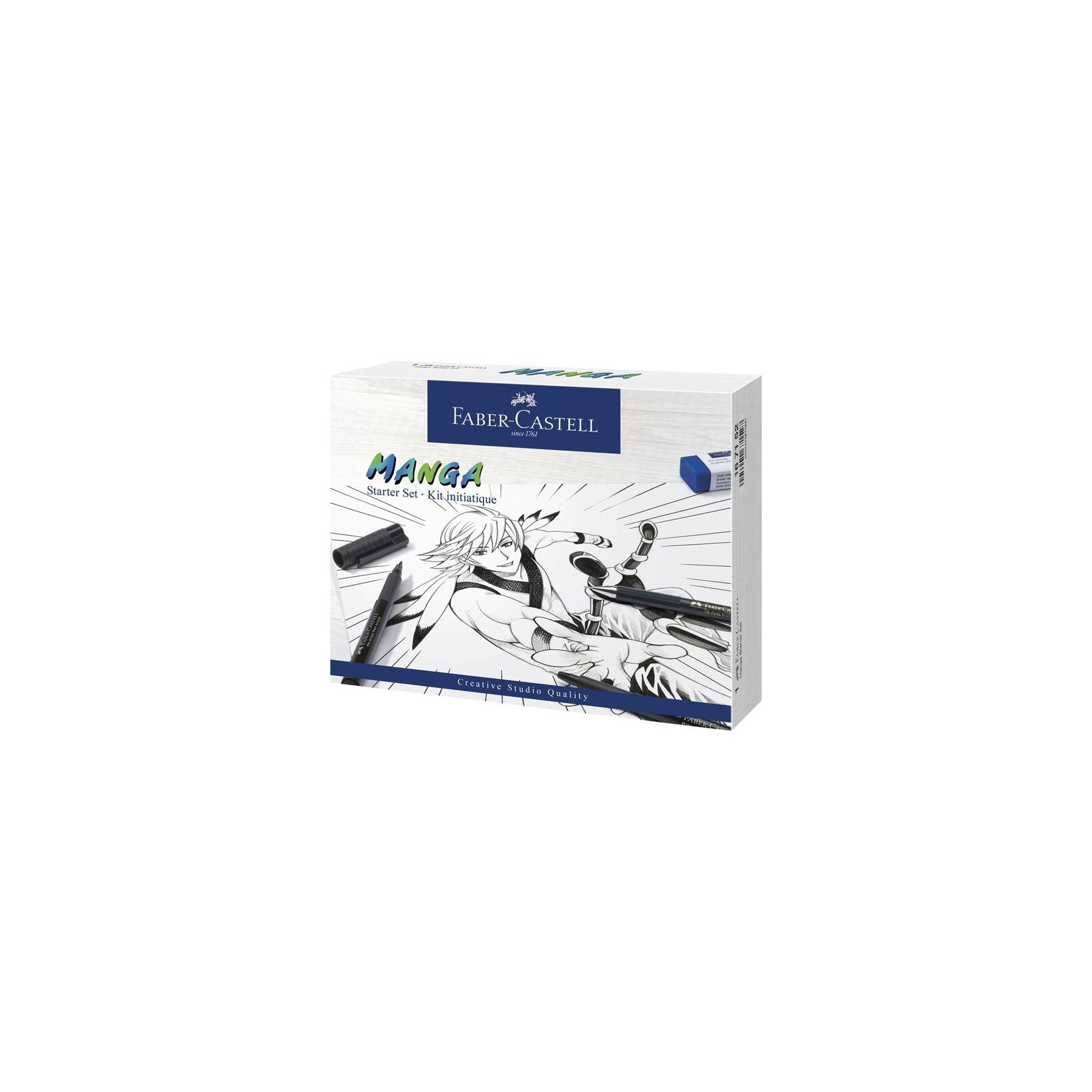 Faber-Castell - Pitt Artist Pen India ink pen, Manga Starter Set (167152)