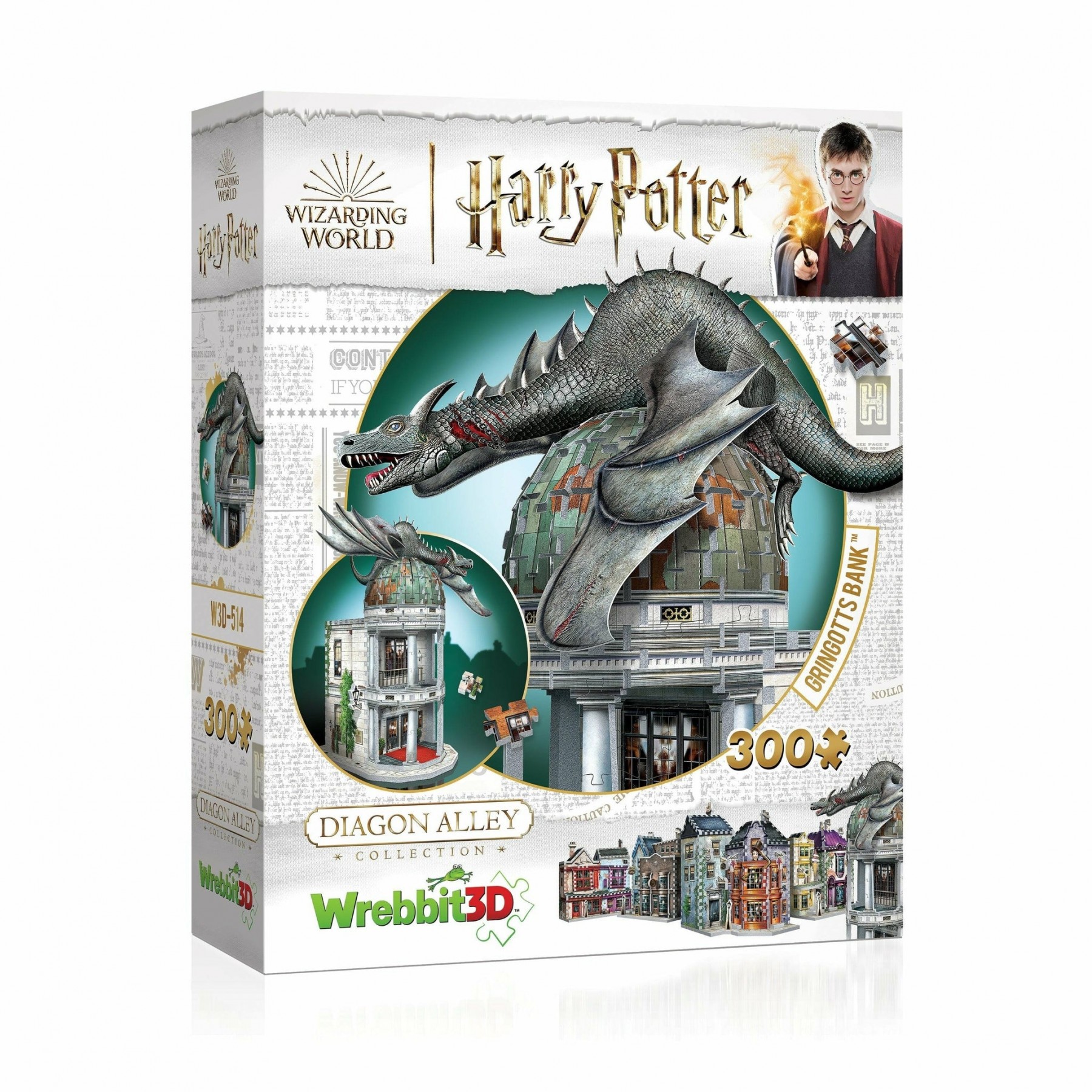 Rompecabezas Wrebbit 3D - Harry Potter - Banco de Gringotts (40970016)