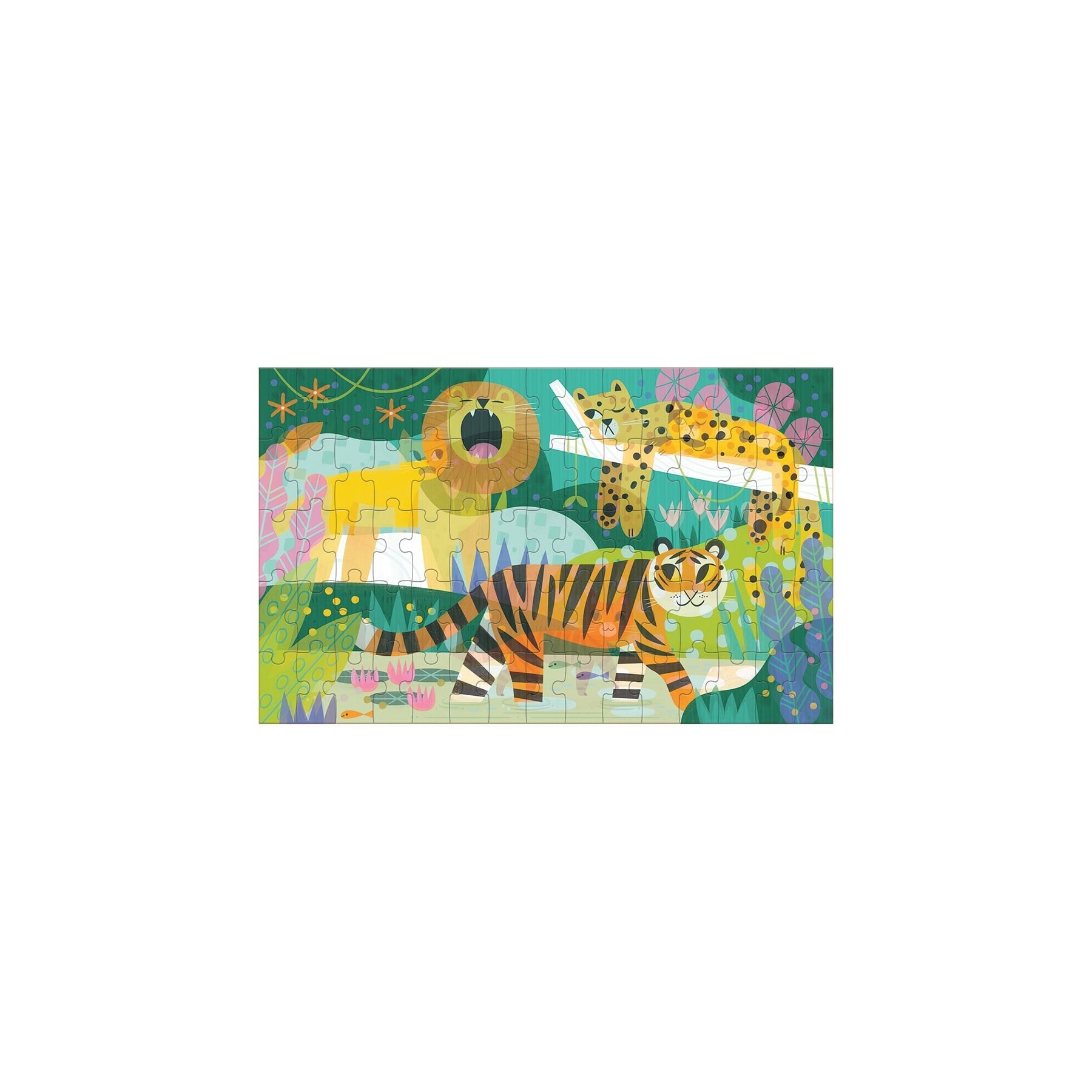 Rompecabezas Mudpuppy - 75 Piezas - Gatos Grandes y Pequeños - lenticular - (M67746)