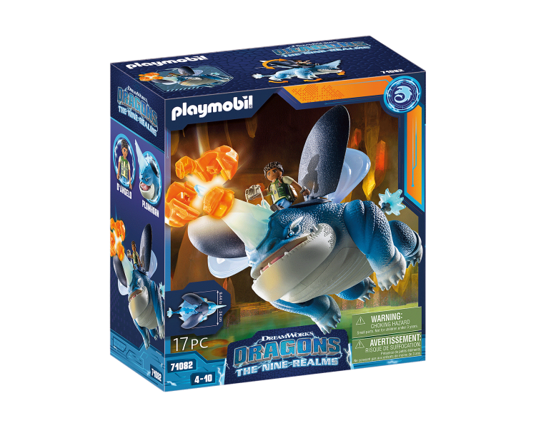 Playmobil - Dragones: Los Nueve Reinos - Plowhorn y D'Angelo (71082)