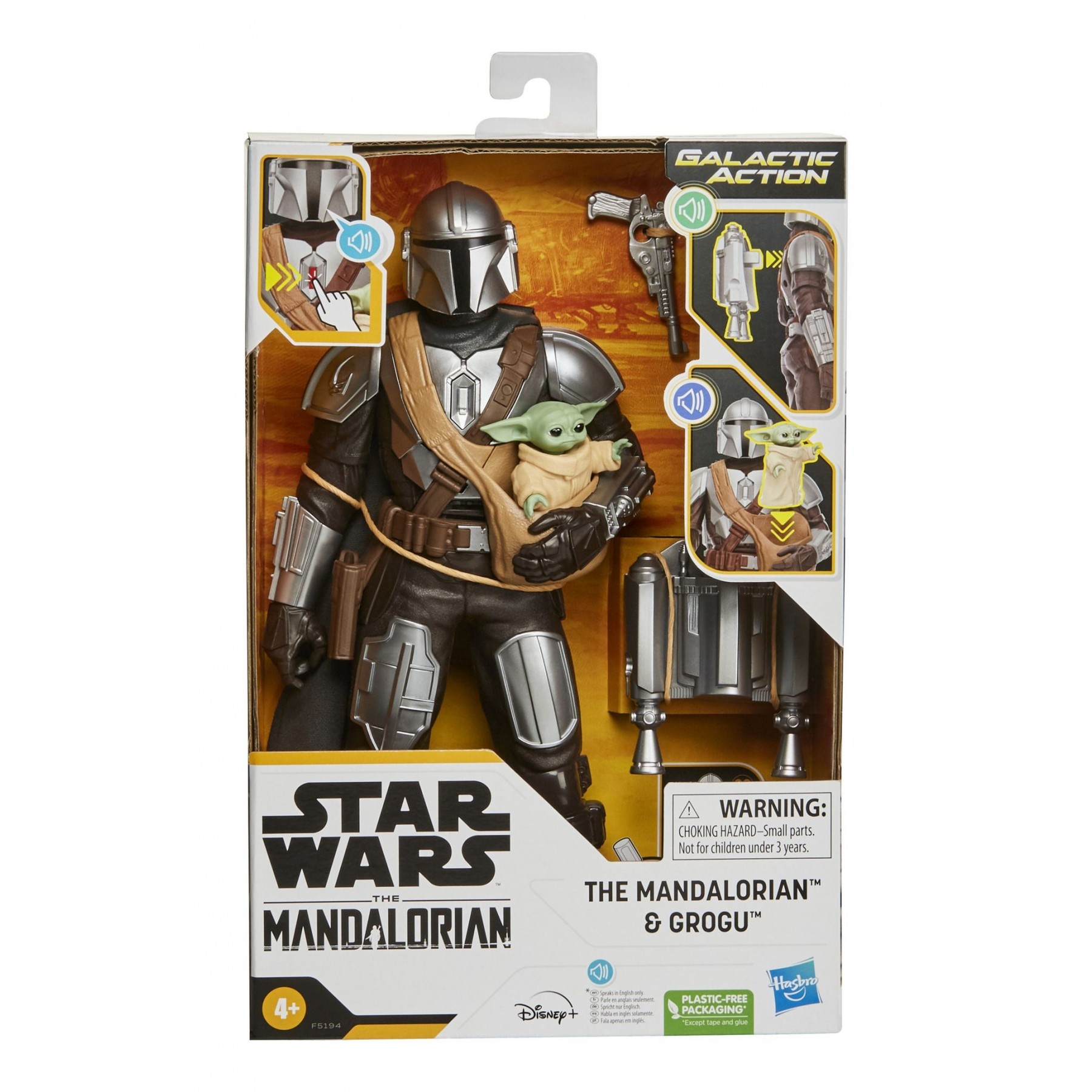 Star Wars - Galactic Action Mandalorian & Grogu (F5194)