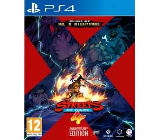 Streets of Rage 4 Anniversary Edition Juego para Consola Sony PlayStation 4 , PS4, PAL ESPAÑA