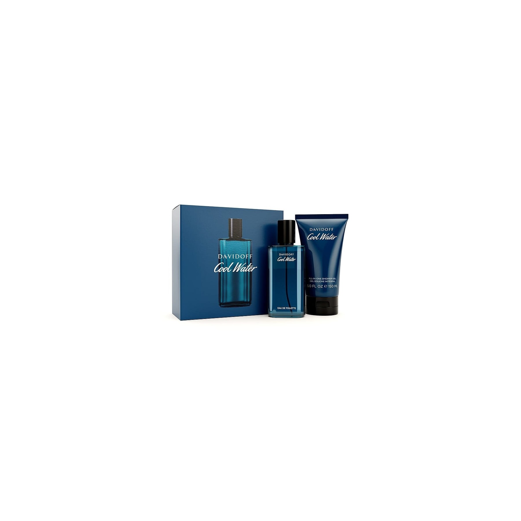Davidoff - Cool Water Man EDT 75 ml + Shower Gel 150 ml - Giftset