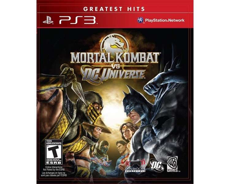 Mortal Kombat vs. DC Universe (Greatest Hits) Juego para Consola Sony PlayStation 3 PS3