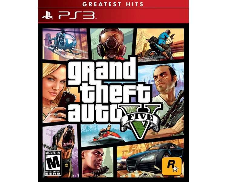 Grand Theft Auto 5 (Greatest Hits) ( import ) Juego para Consola Sony PlayStation 3 PS3