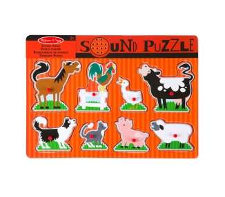 Melissa & Doug - Farm Animals Sound Puzzle (10726)