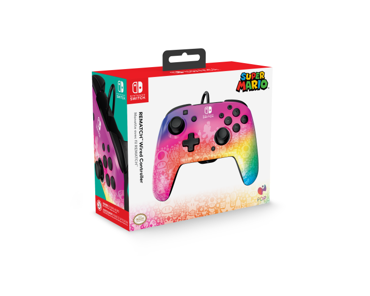 PDP Rematch Wired controller - Star Spectrum