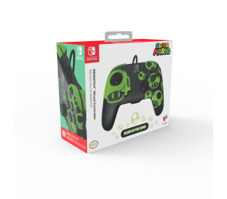 PDP Rematch Wired controller - 1Up Glow In The Dark