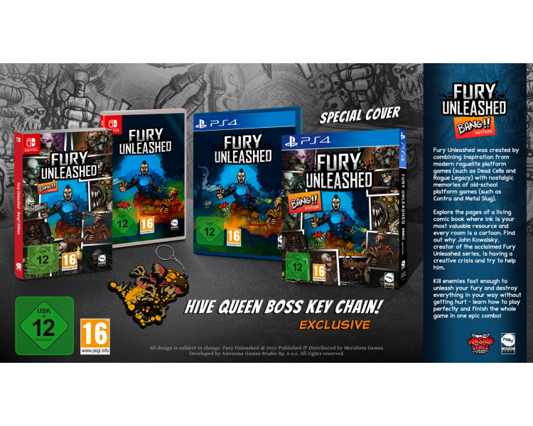 Fury Unleashed Bang!! Edition Juego para Consola Sony PlayStation 4 , PS4, PAL ESPAÑA