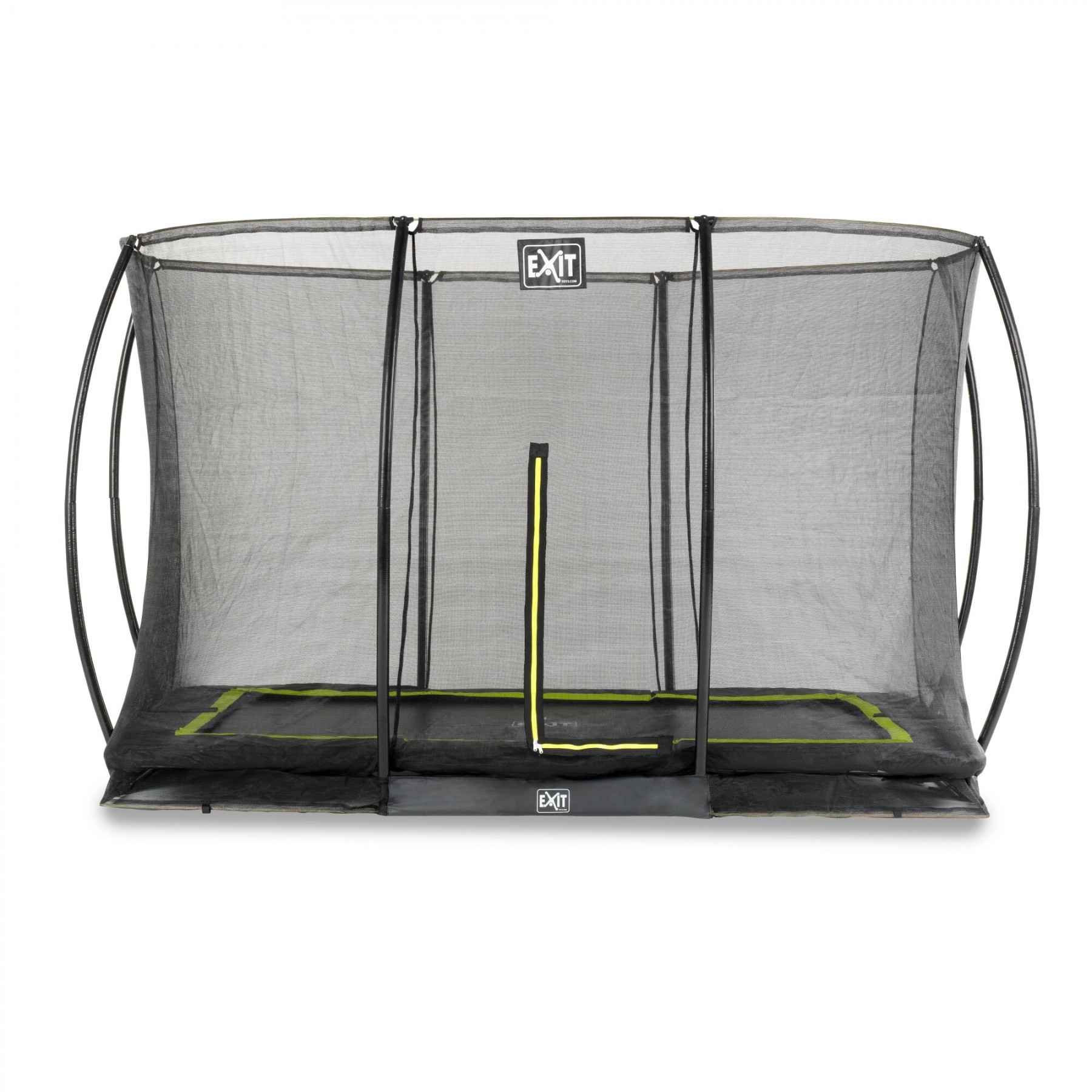 EXIT - Silhouette In Ground Trampoline 244 x 366 cm w/Safety Net - Black (12.95.82.00)