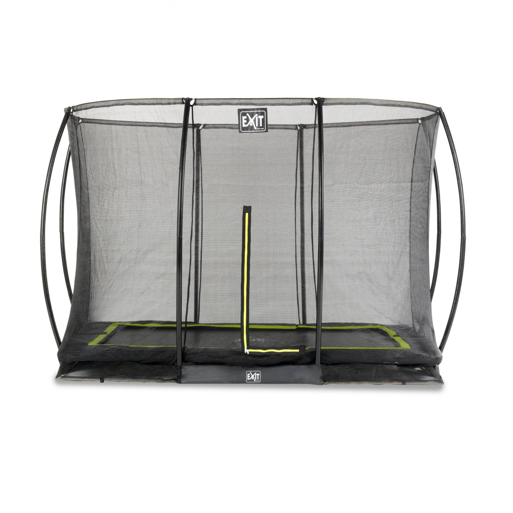 EXIT - Silhouette In Ground Trampoline  214 x 305  cm w/Safety Net - Black (12.95.70.00)