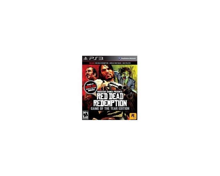 Red Dead Redemption, Game of the Year Edition Juego para Consola Sony PlayStation 3 PS3