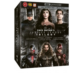 Zack Snyder's Justice League Trilogy (4K Ultra HD + Blu-ray) (8 disc)