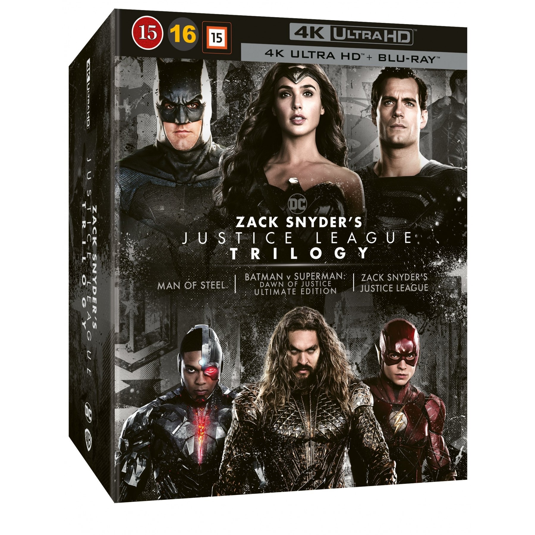 Zack Snyder's Justice League Trilogy (4K Ultra HD + Blu-ray) (8 disc)