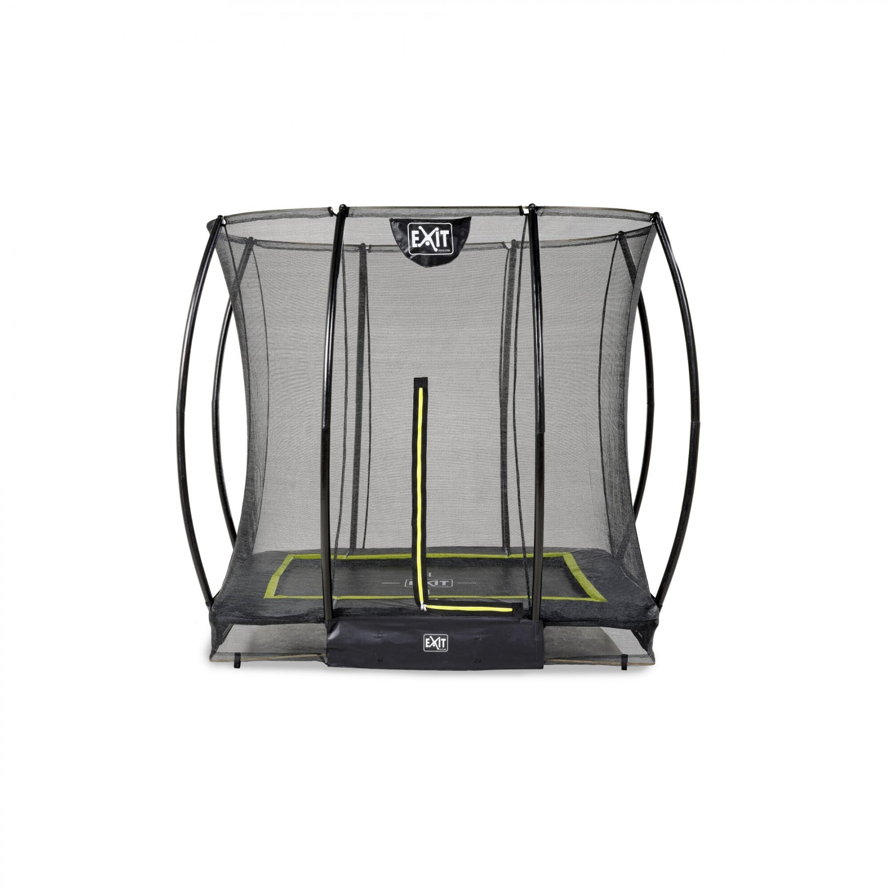 EXIT - Silhouette In Ground Trampoline 153 x 214 cm w/Safety Net - Black (12.95.57.00)