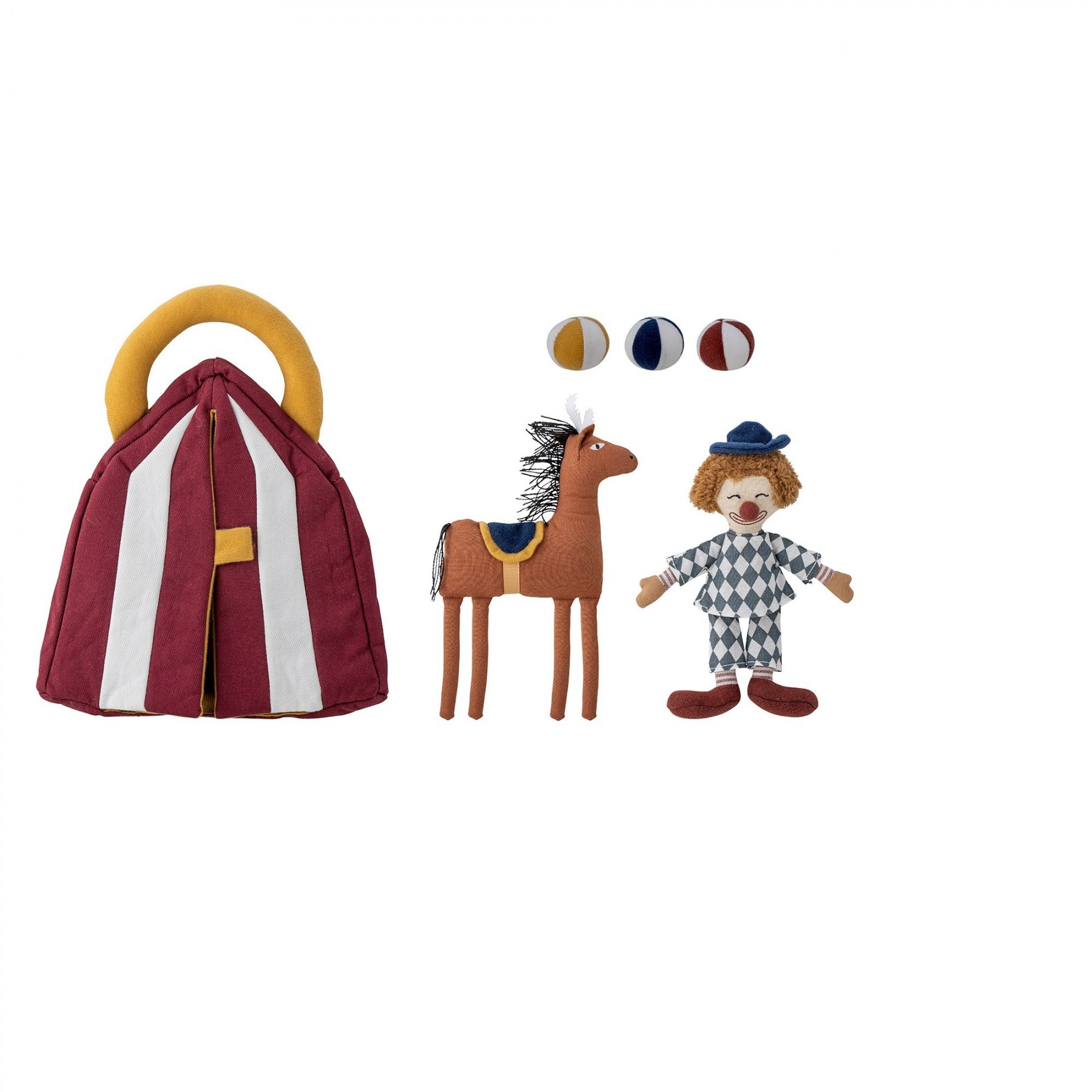 Bloomingville MINI - Juego de circo de peluche Theobald (82054232)