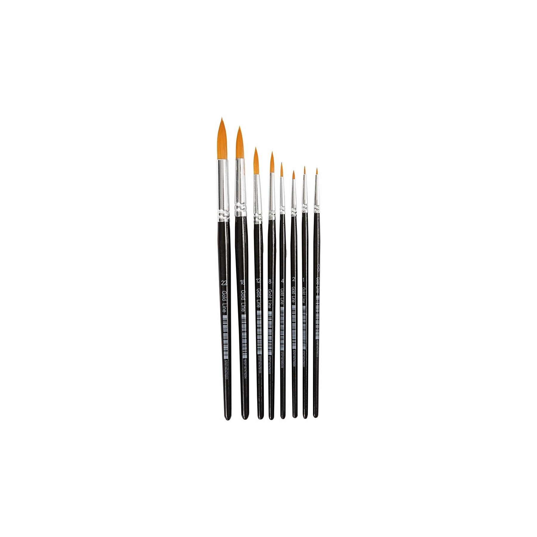 Gold Line Brushes - 8 Stk (10747)