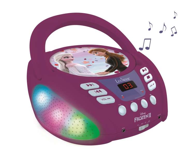 Lexibook - Disney Frozen - Bluetooth CD Player (RCD109FZ)