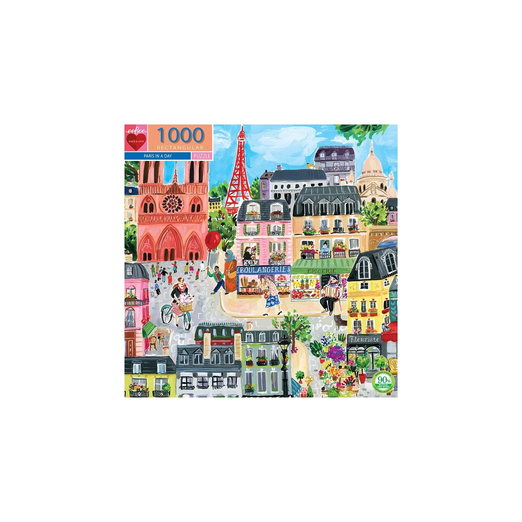 eeBoo - Puzzle - Paris in a Day (EPZTPD2)