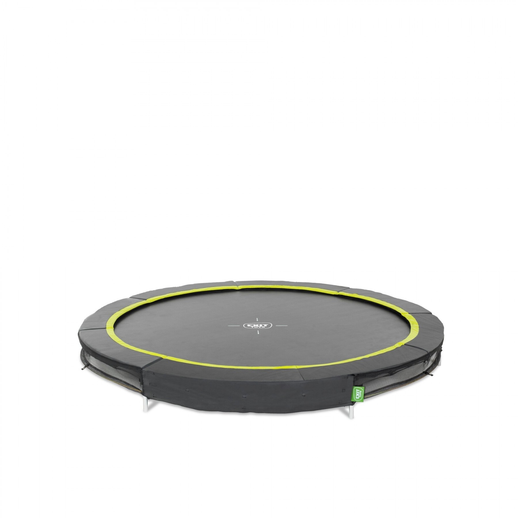 EXIT - Silhouette Ground Sports Trampoline ø244cm - Black (12.90.08.00)
