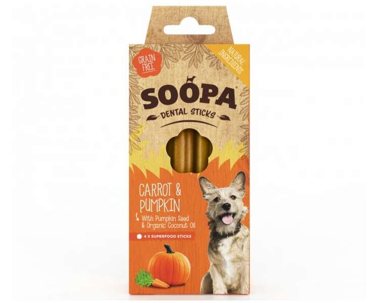 SOOPA - Dental Sticks Carrot & Pumpkin 100g - (SO920036)
