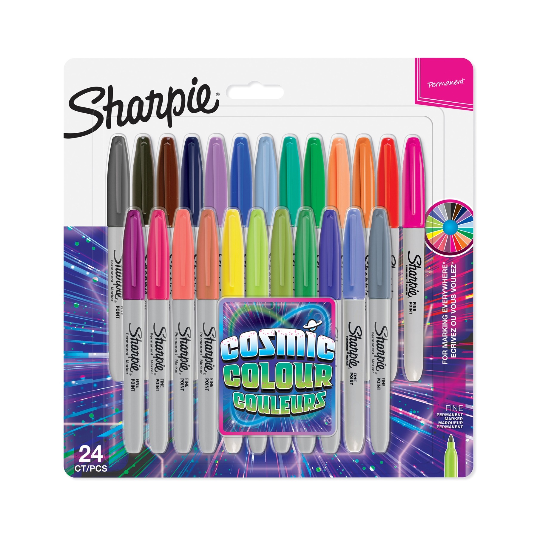 Sharpie - 24 Permanent Markers - Cosmic Colour (2033672)