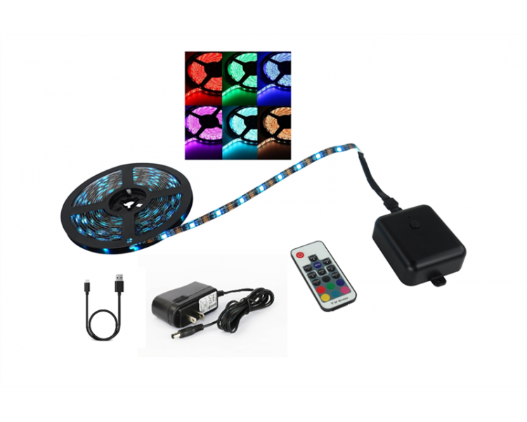 Music - LED Strip 5m with remote (501101)