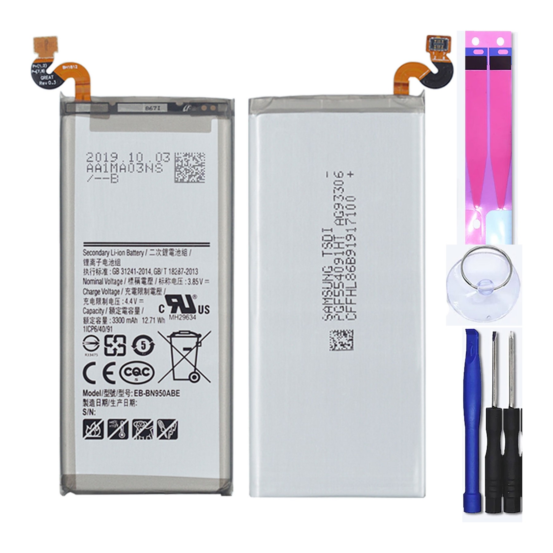 Batería Para Samsung Galaxy Note 8 N950F, MPN Original Eb-Bn950Abe