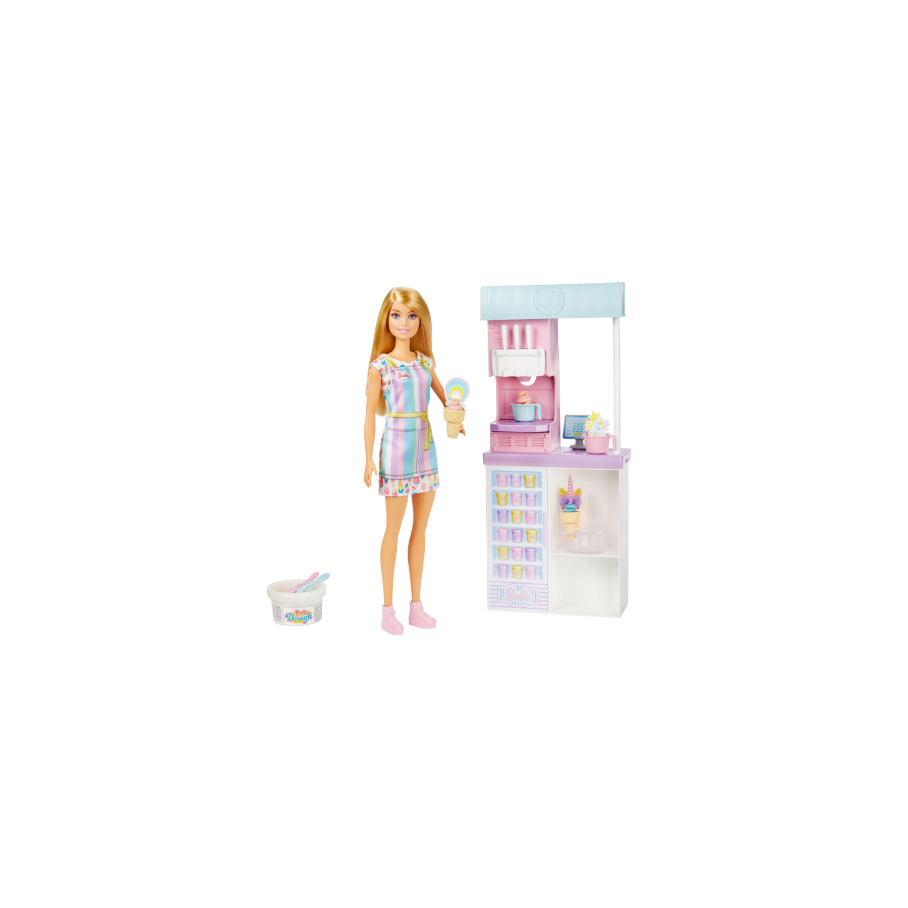 Barbie - Ice Cream Shopkeeper Playset (HCN46)