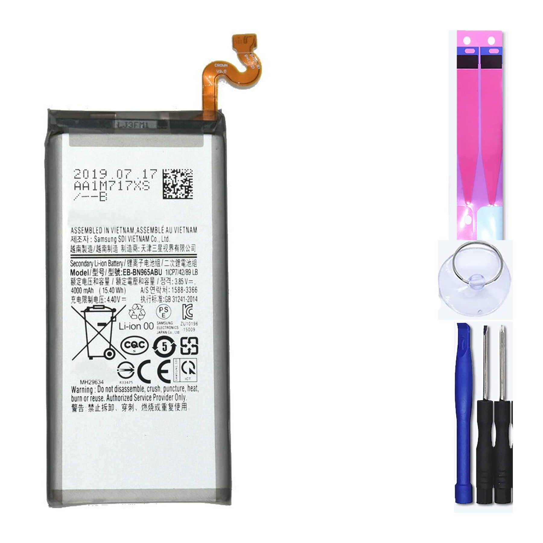 Batería Para Samsung Galaxy Note 9 N960F, MPN Original Eb-Bn965Abu