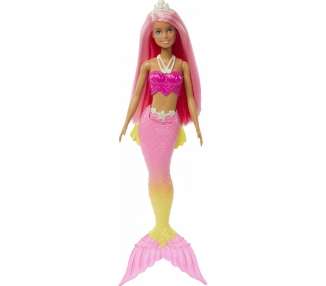 Barbie - Dreamtopia Mermaid Doll - Pink Hair (HGR11)