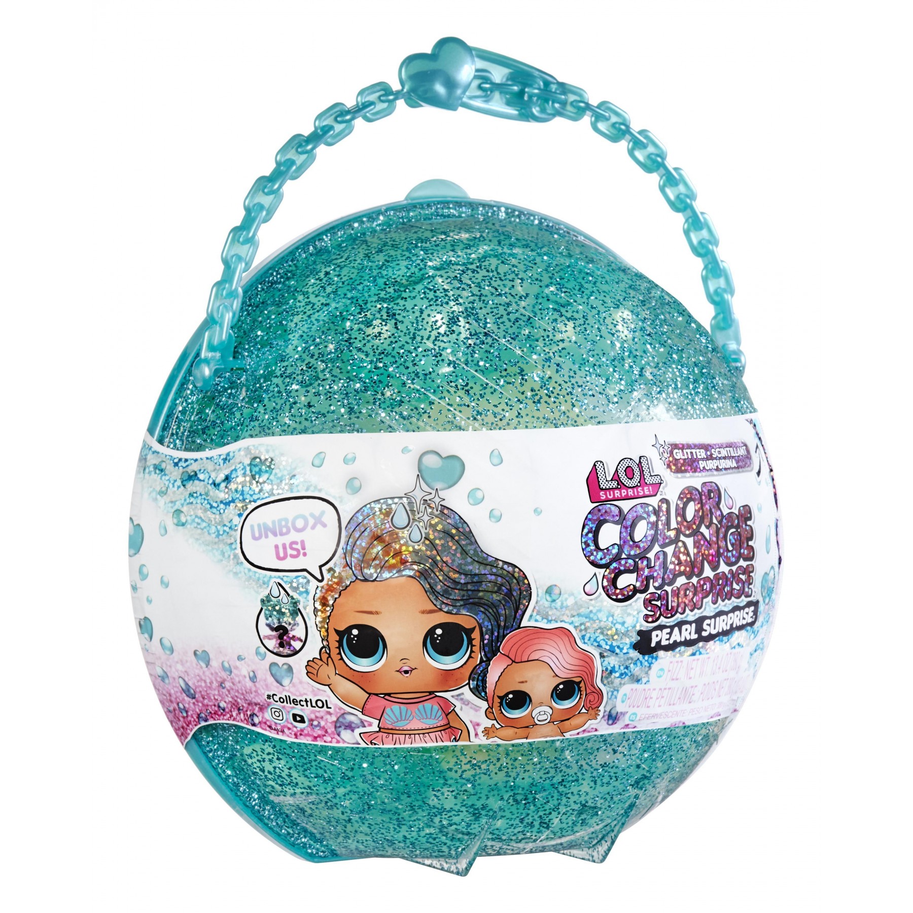 L.O.L.  Surprise! - Glitter Color Change Pearl Surprise - Blue (118992)