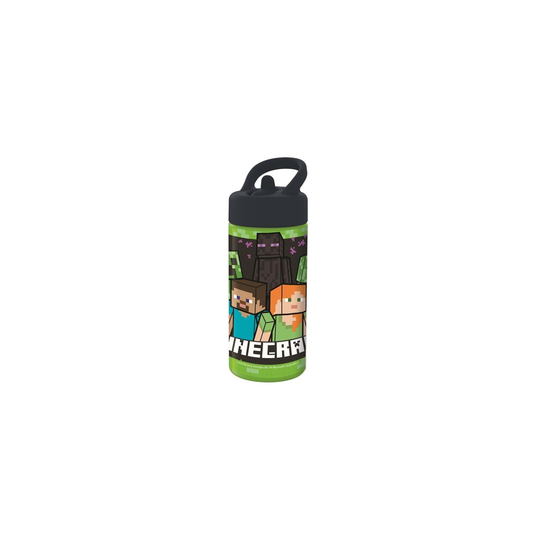 Euromic - Minecraft sipper water bottle, 410ml (088808718-40401)