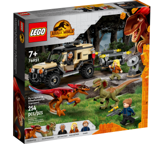 LEGO Jurassic World, Pyroraptor y transporte de dilophosaurus (76951)