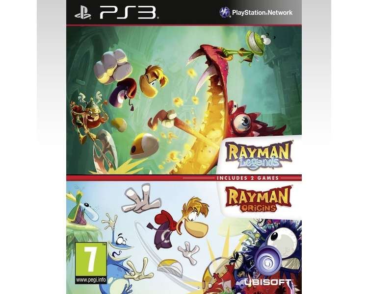 Rayman Legends + Rayman Origins (Bundle) Juego para Consola Sony PlayStation 3 PS3