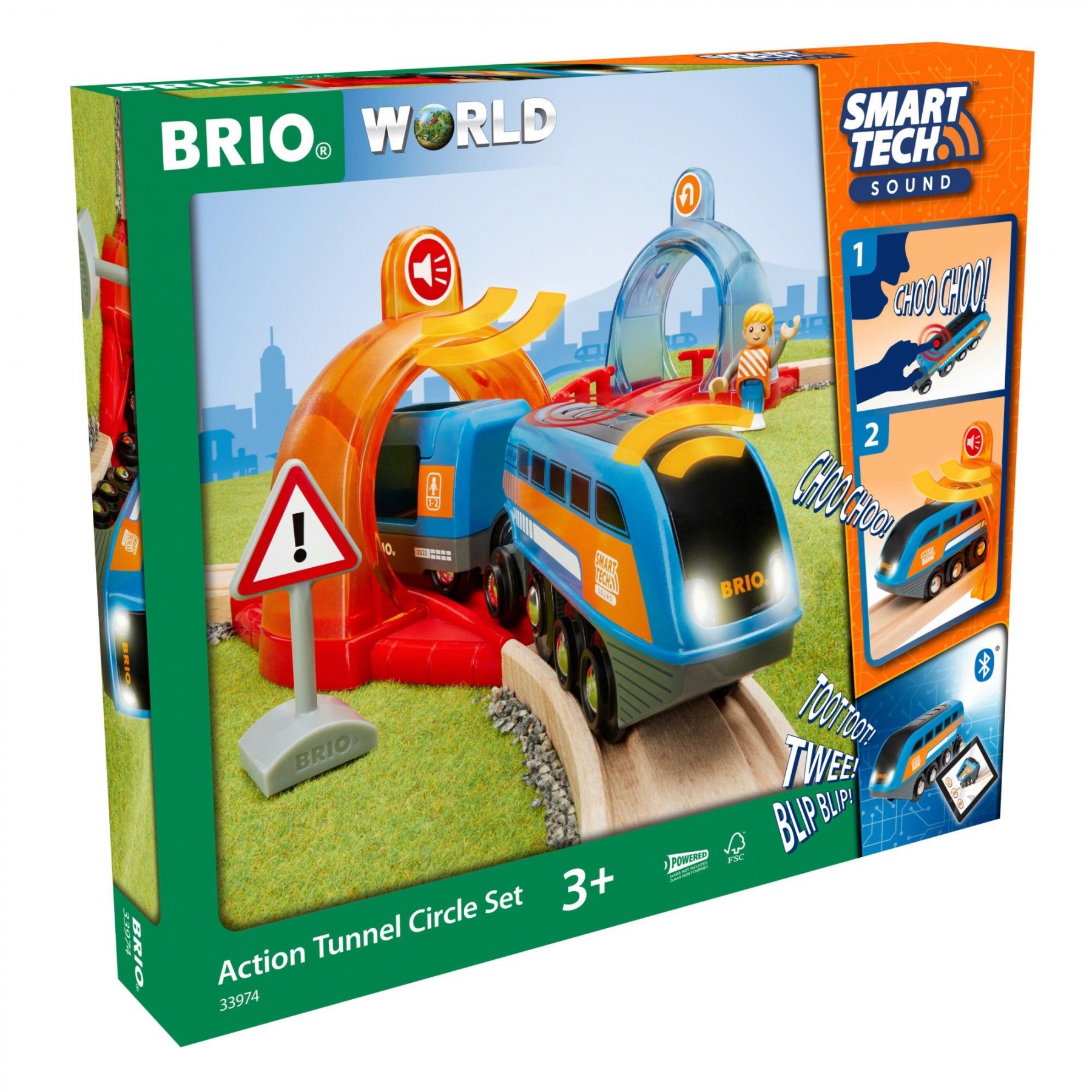 ​BRIO - Smart Tech Sound Action Tunnel Circleset​ (33974)​