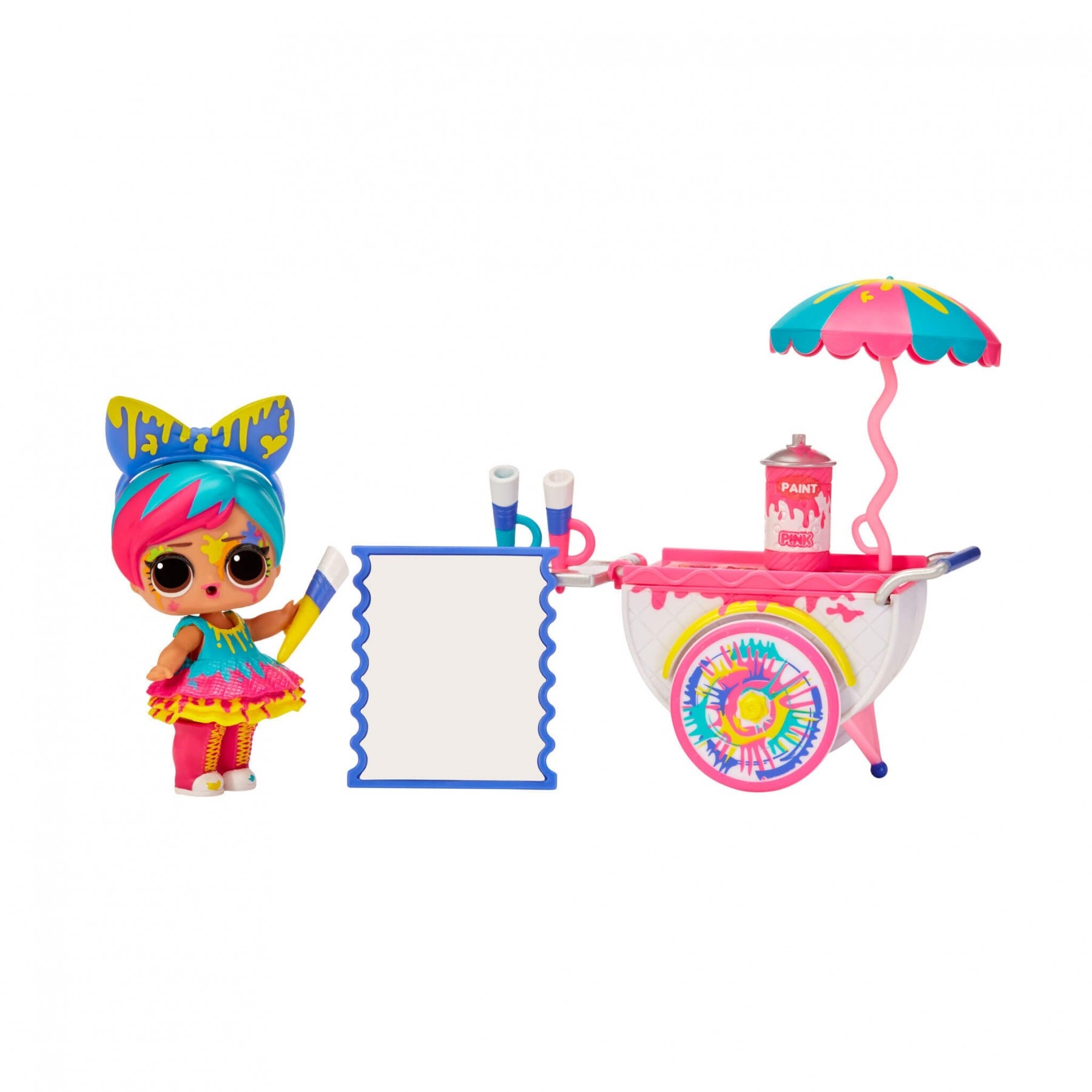 L.O.L. Surprise! - Furniture Playset with Doll S2 - Splatters and Art Cart