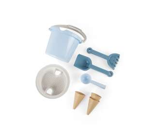 Dantoy - Bucket set w. Ice cream cones - Blue (4802)