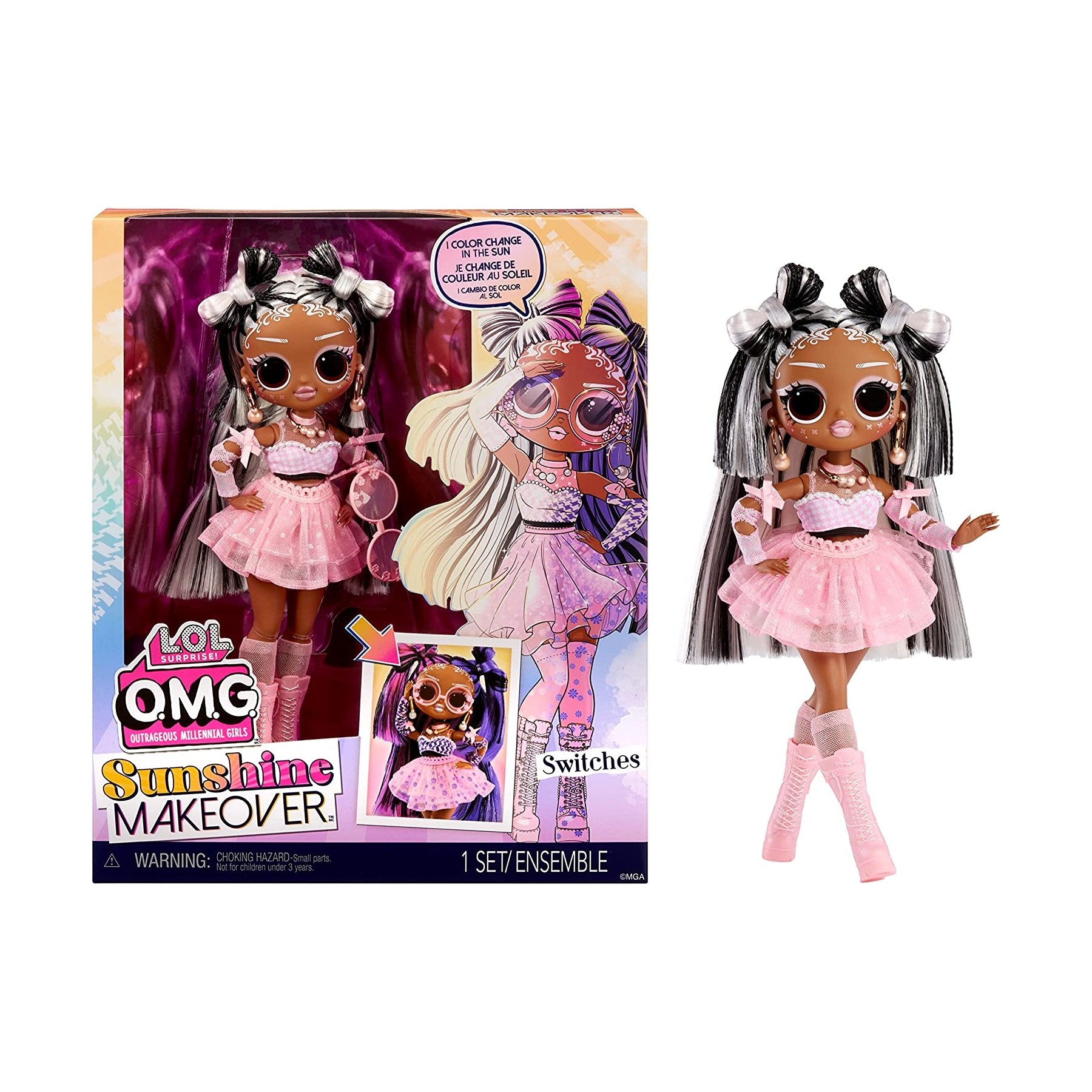 L.O.L. - OMG Sunshine Makeover Fashion Doll - Switches