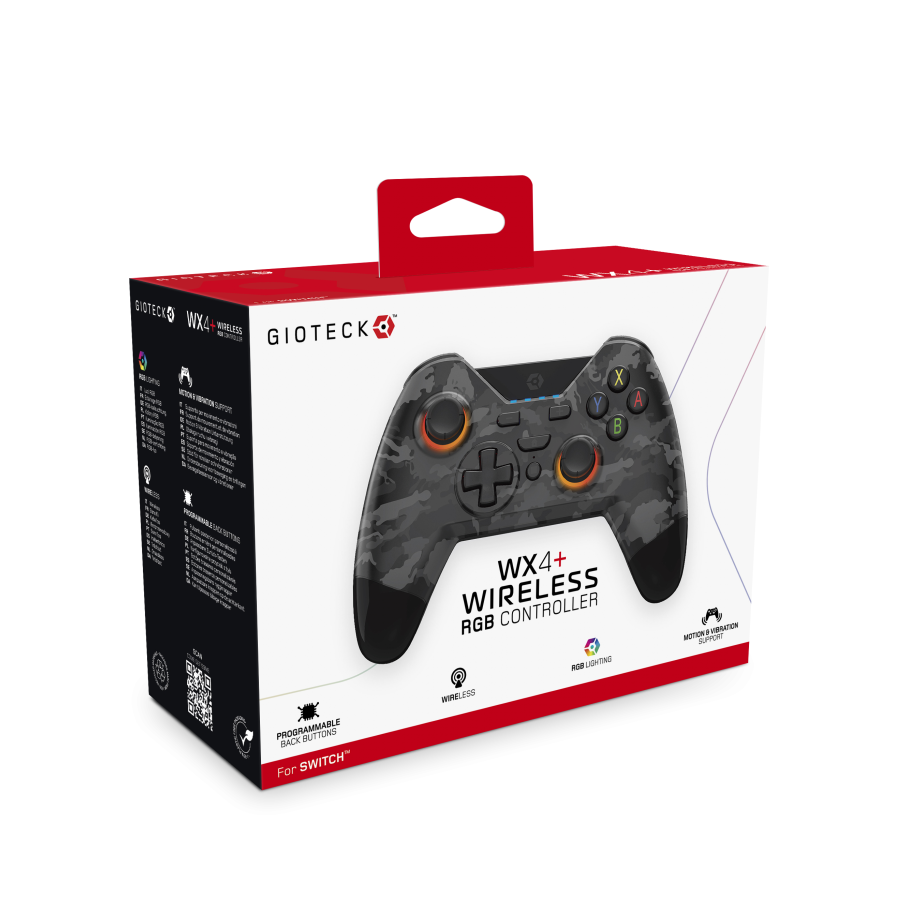 GIOTECK WX4+ Wireless RGB Controller