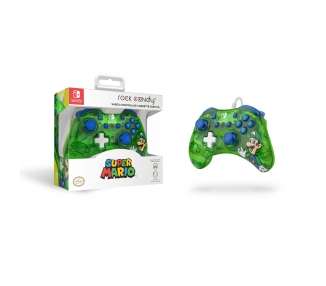 Rock Candy Con Cable Mando Controller - Luigi para Nintendo Switch