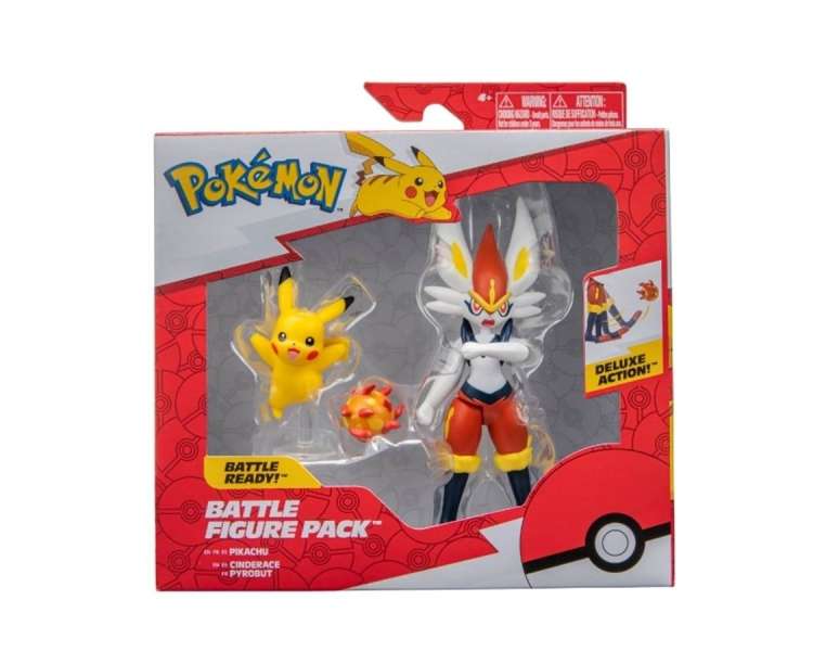 Pokemon - Figure set 2 pack - Cinderace & Pikachu (PKW2904)