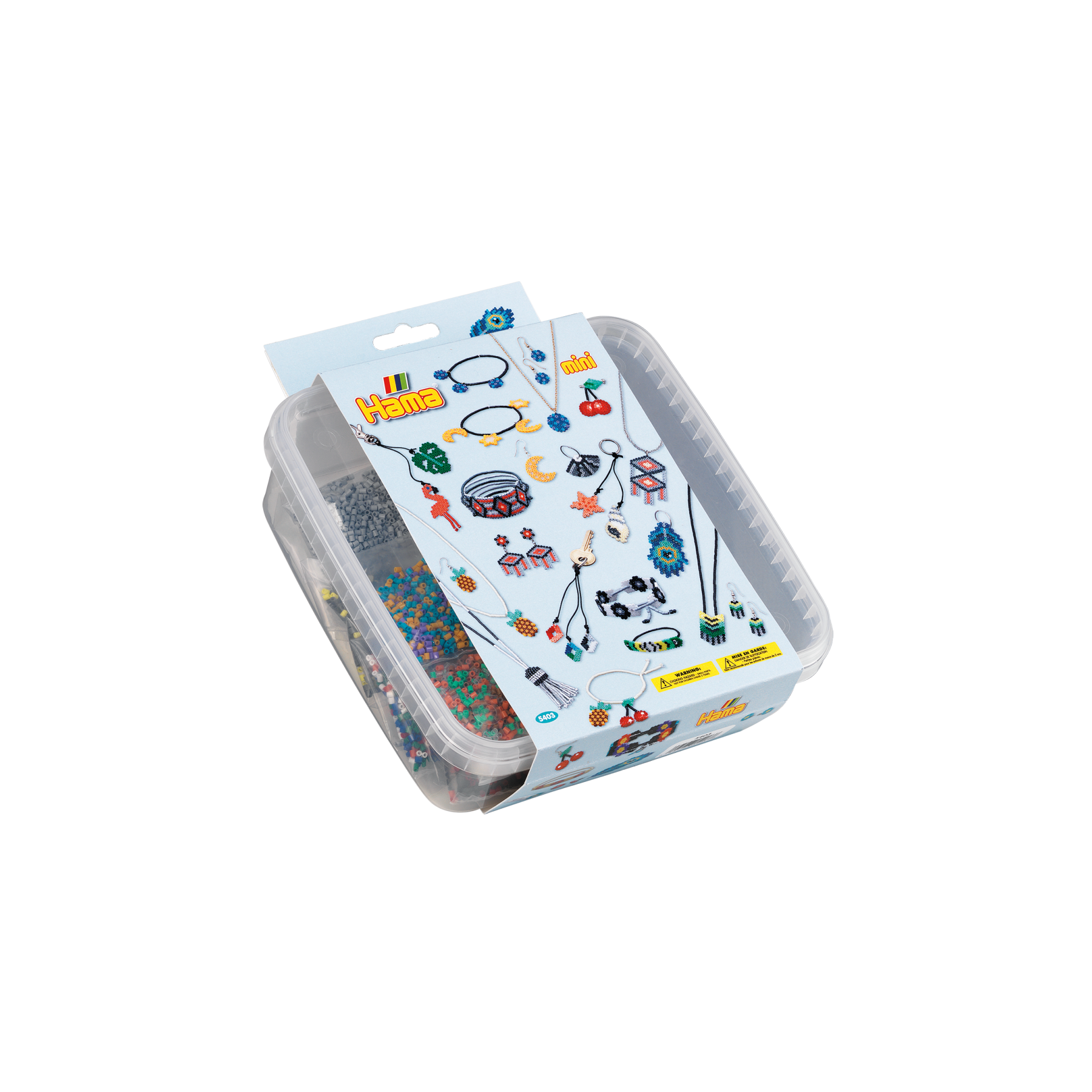 HAMA - Mini Beads  - Beads and Pegboards in Box (5403)